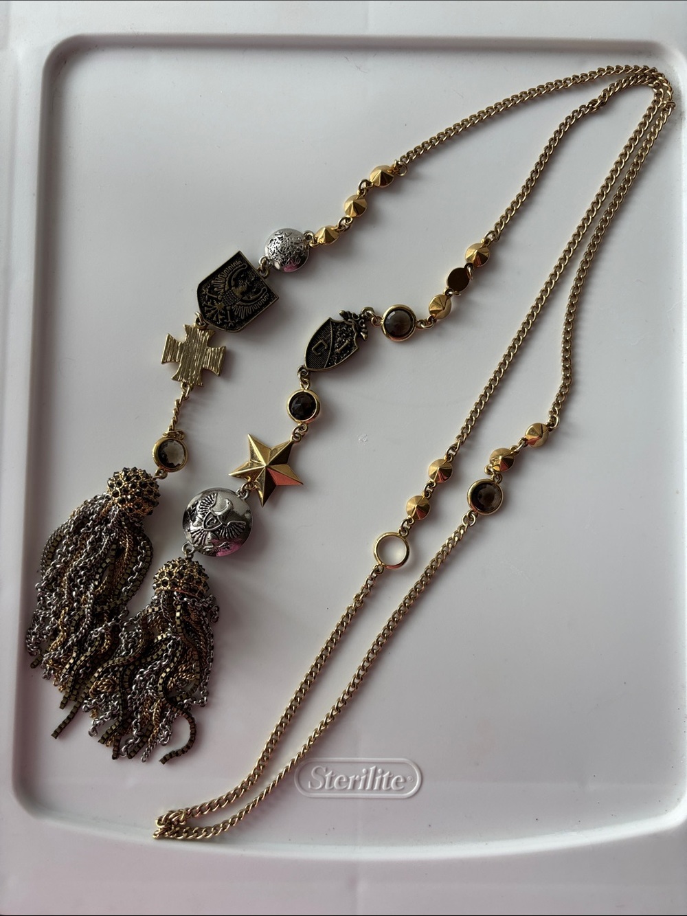Tassel lariat Necklace - I believe from an early Chloe + Isabel collection
